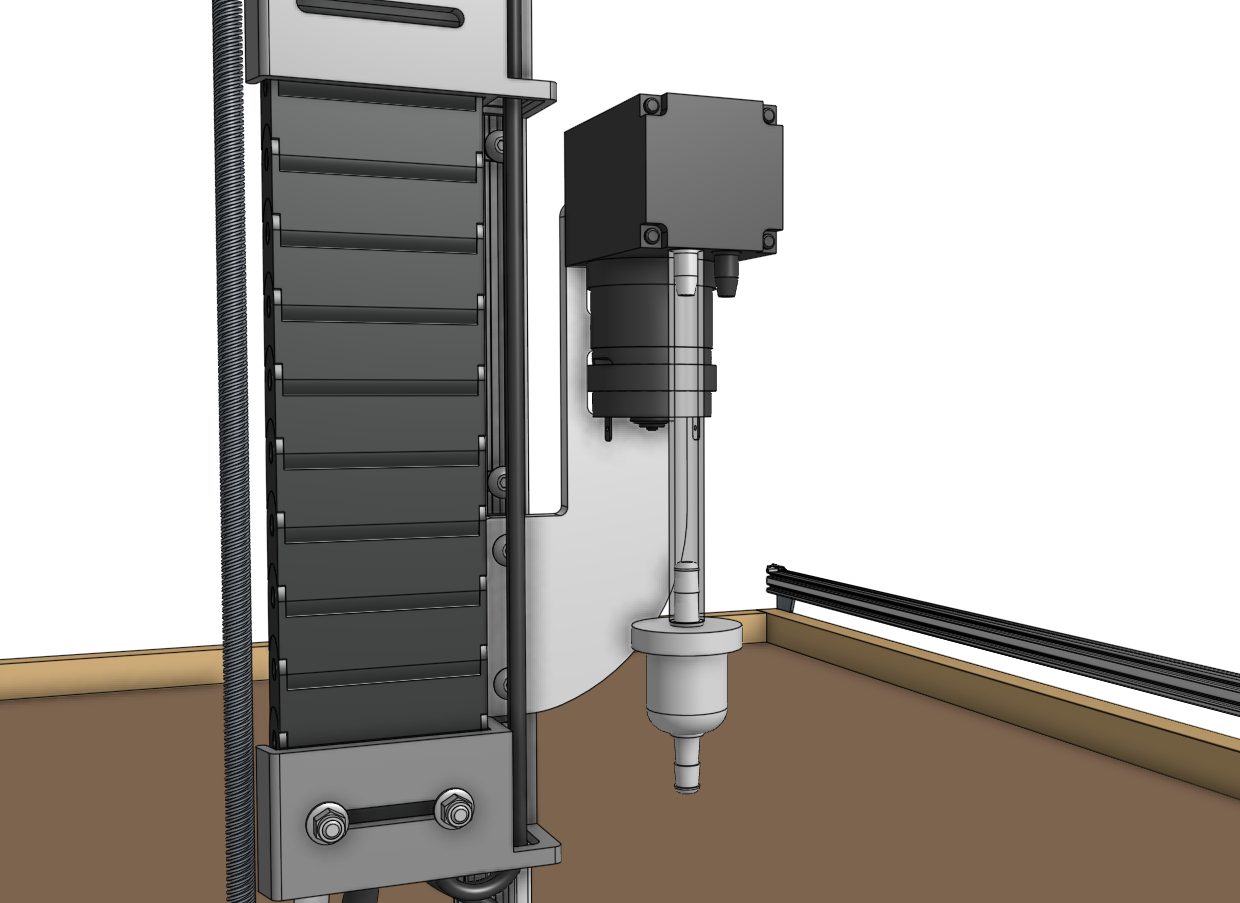 Connect the inline air filter