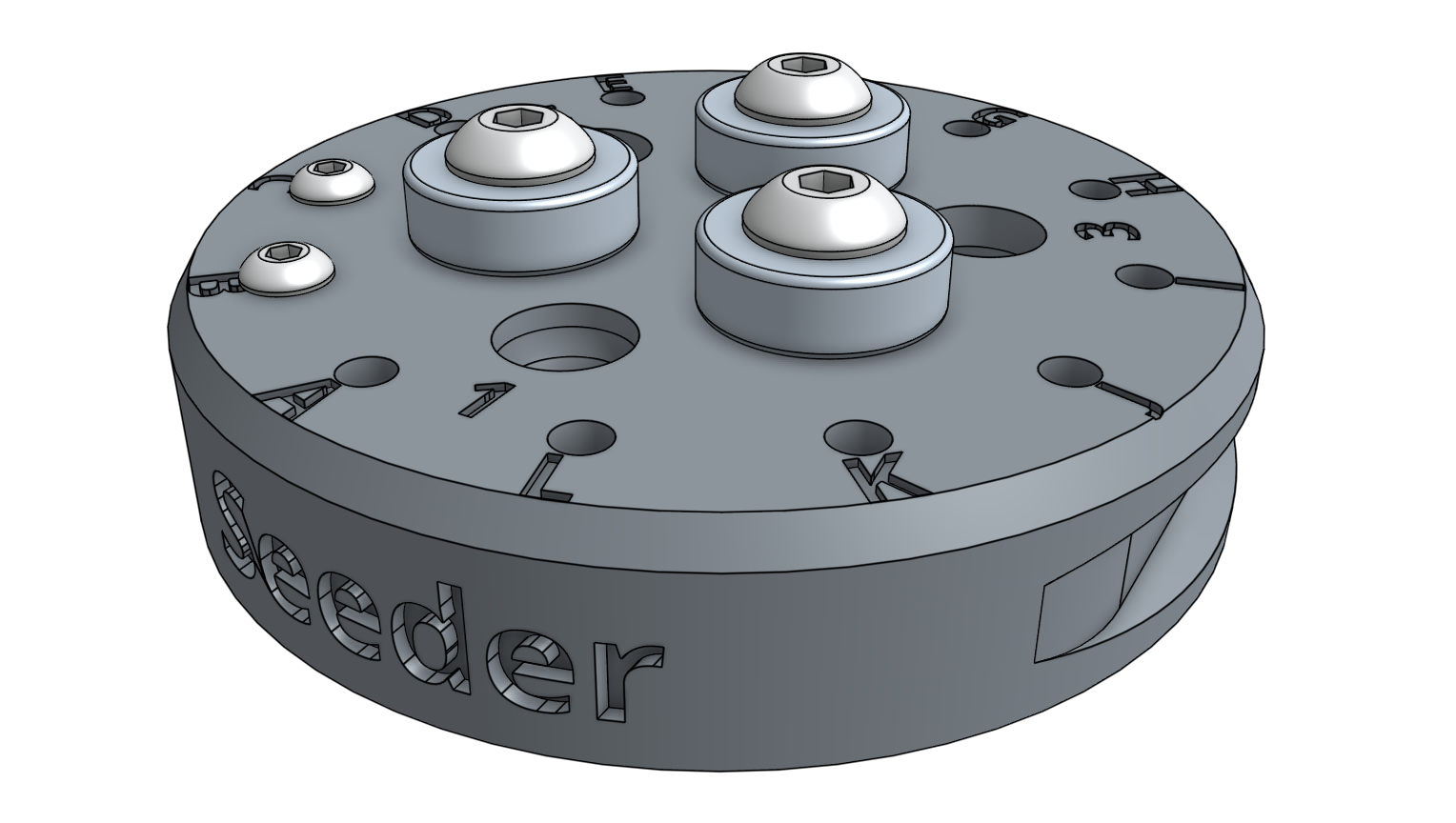 seeder with basic tool hardware