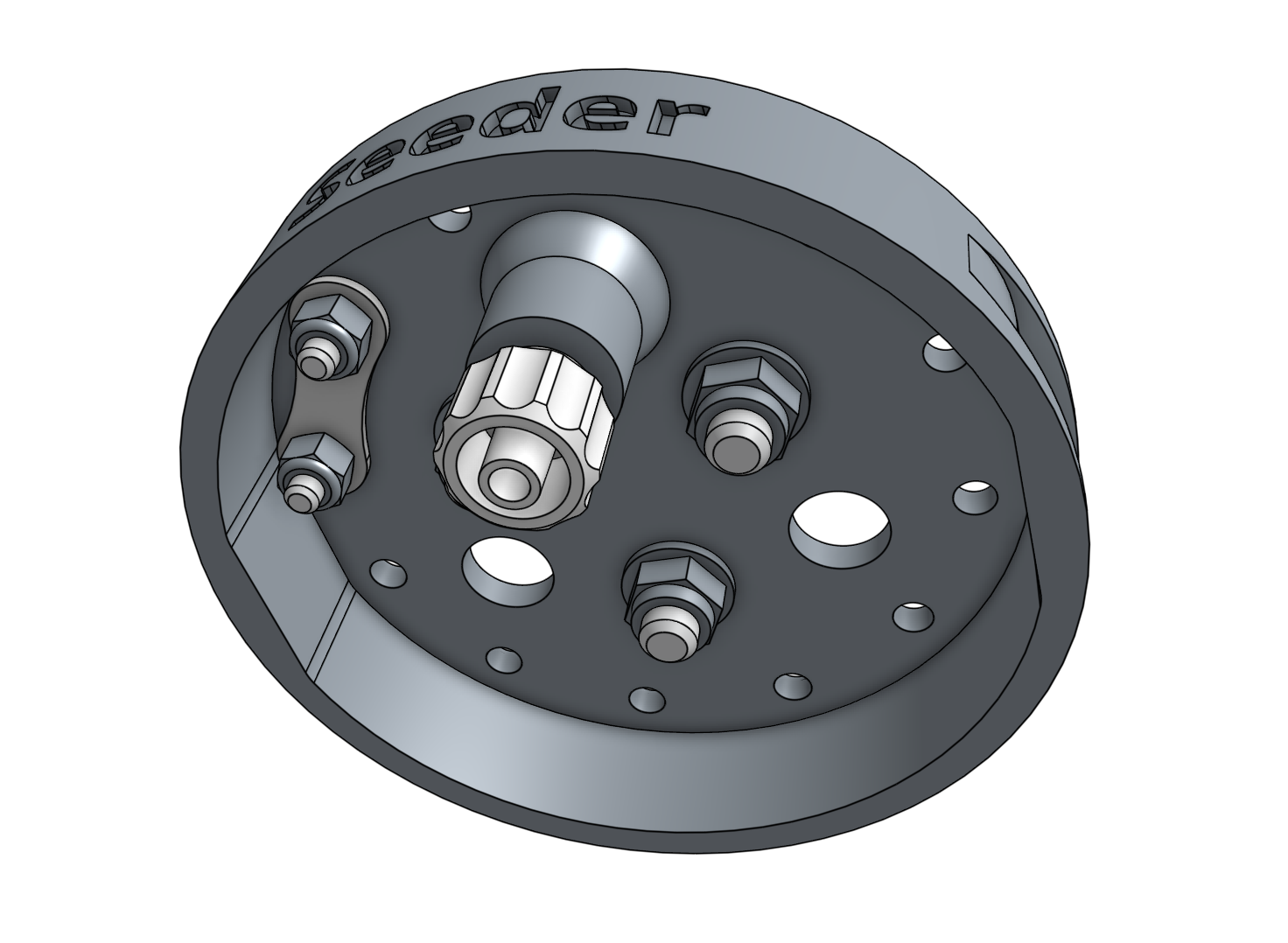 seeder with luer lock adapter