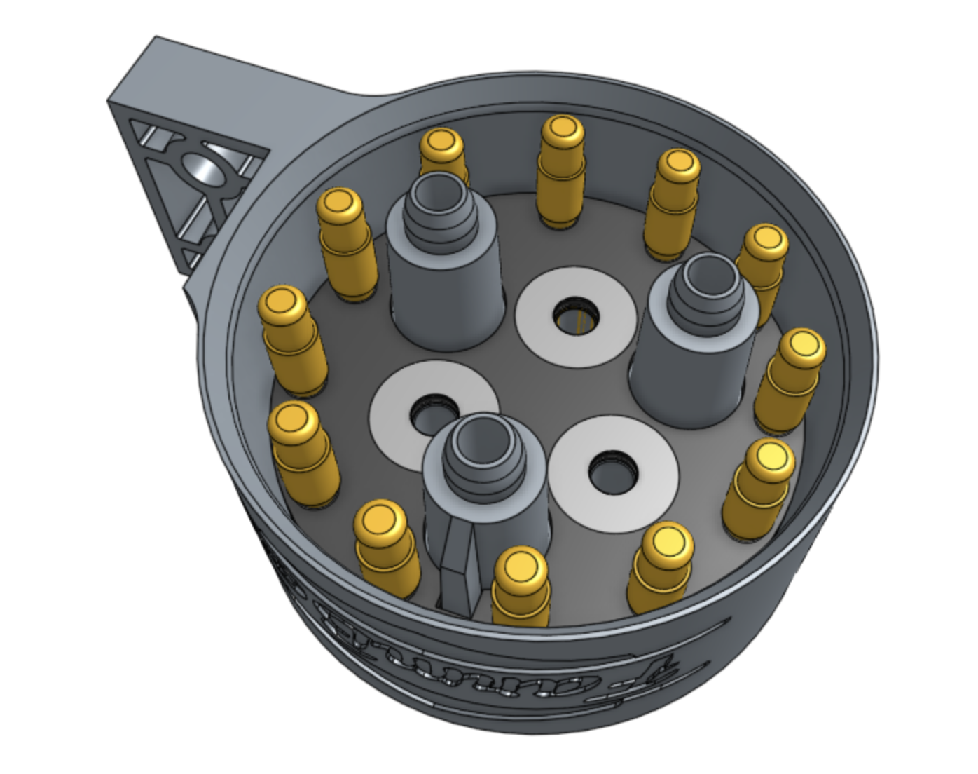 utm with pcb inserted