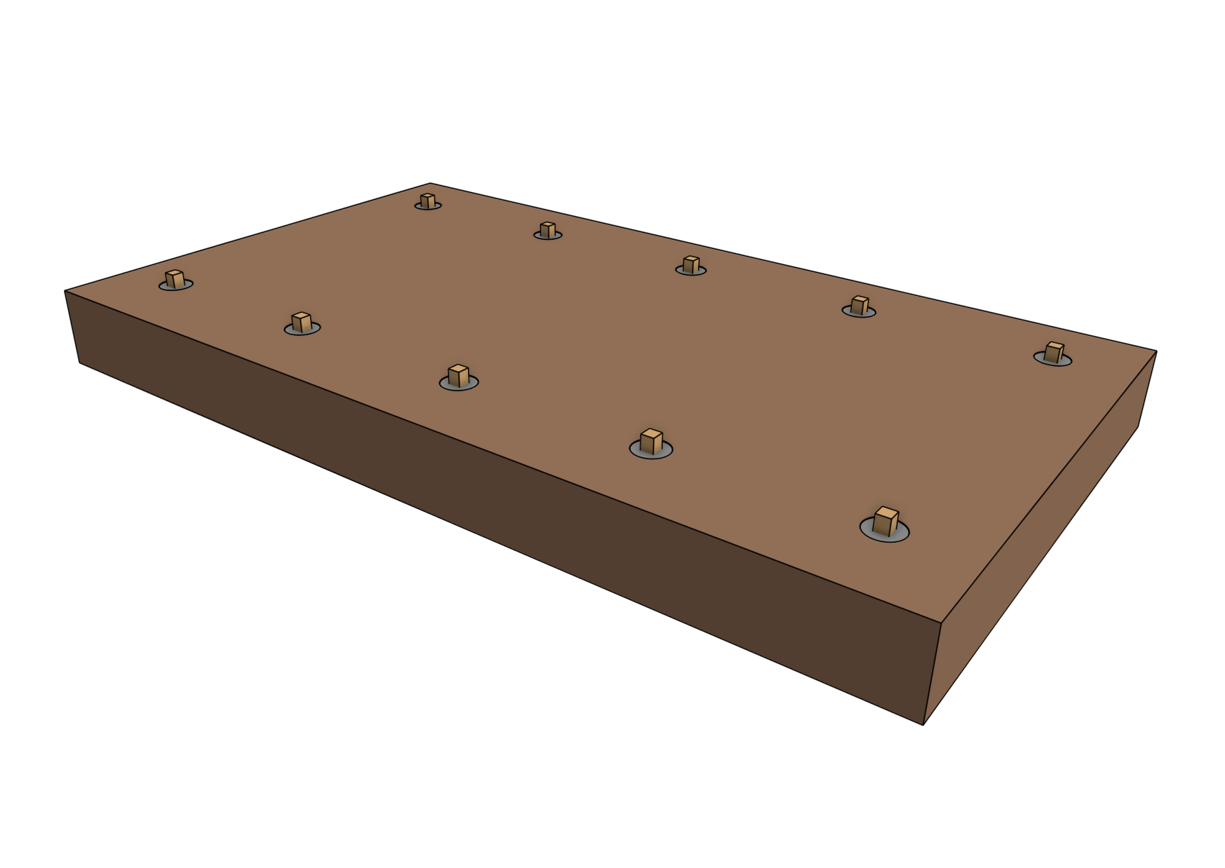 wood posts for FarmBot Genesis XL