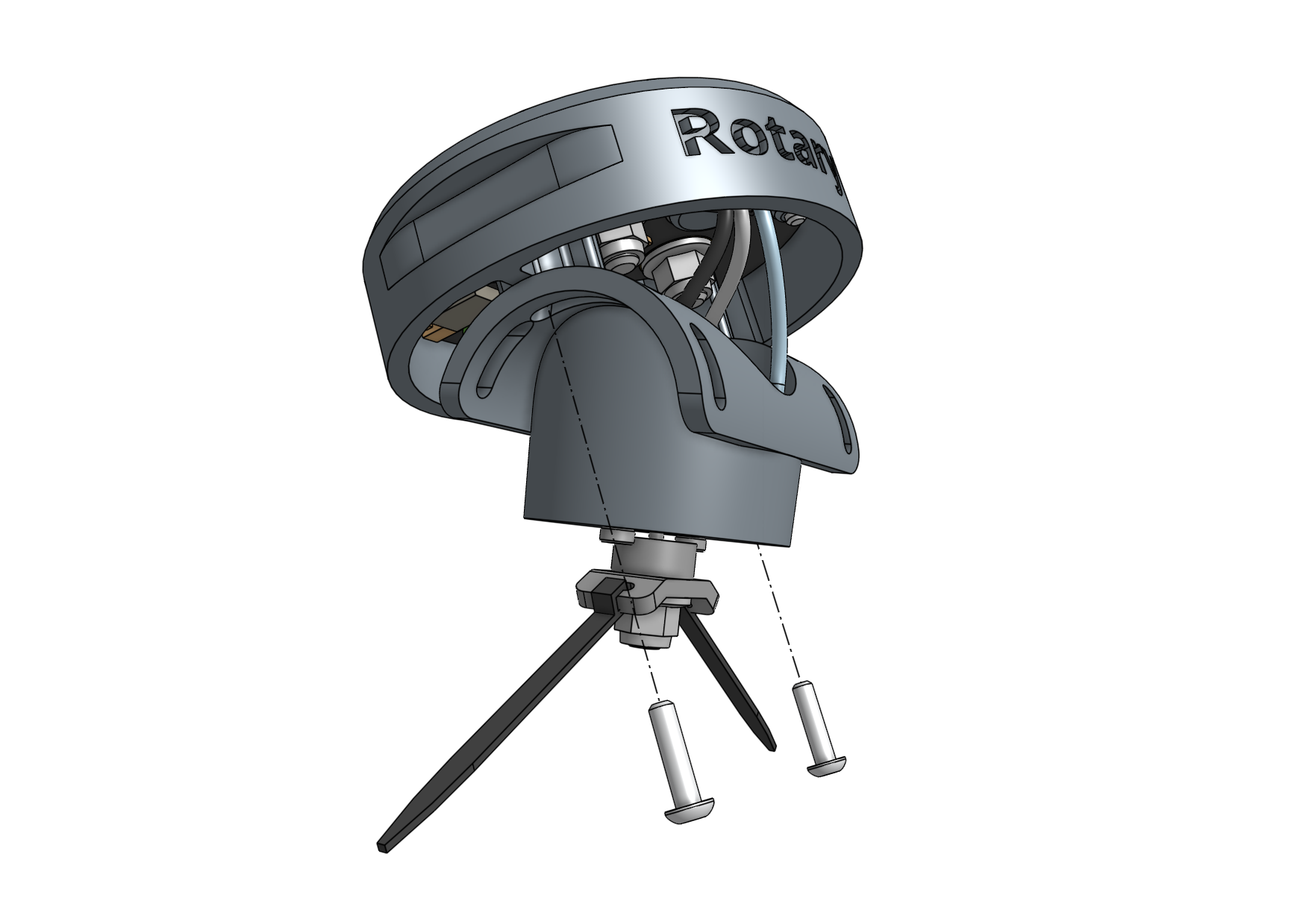 changing the rotary tool motor angle