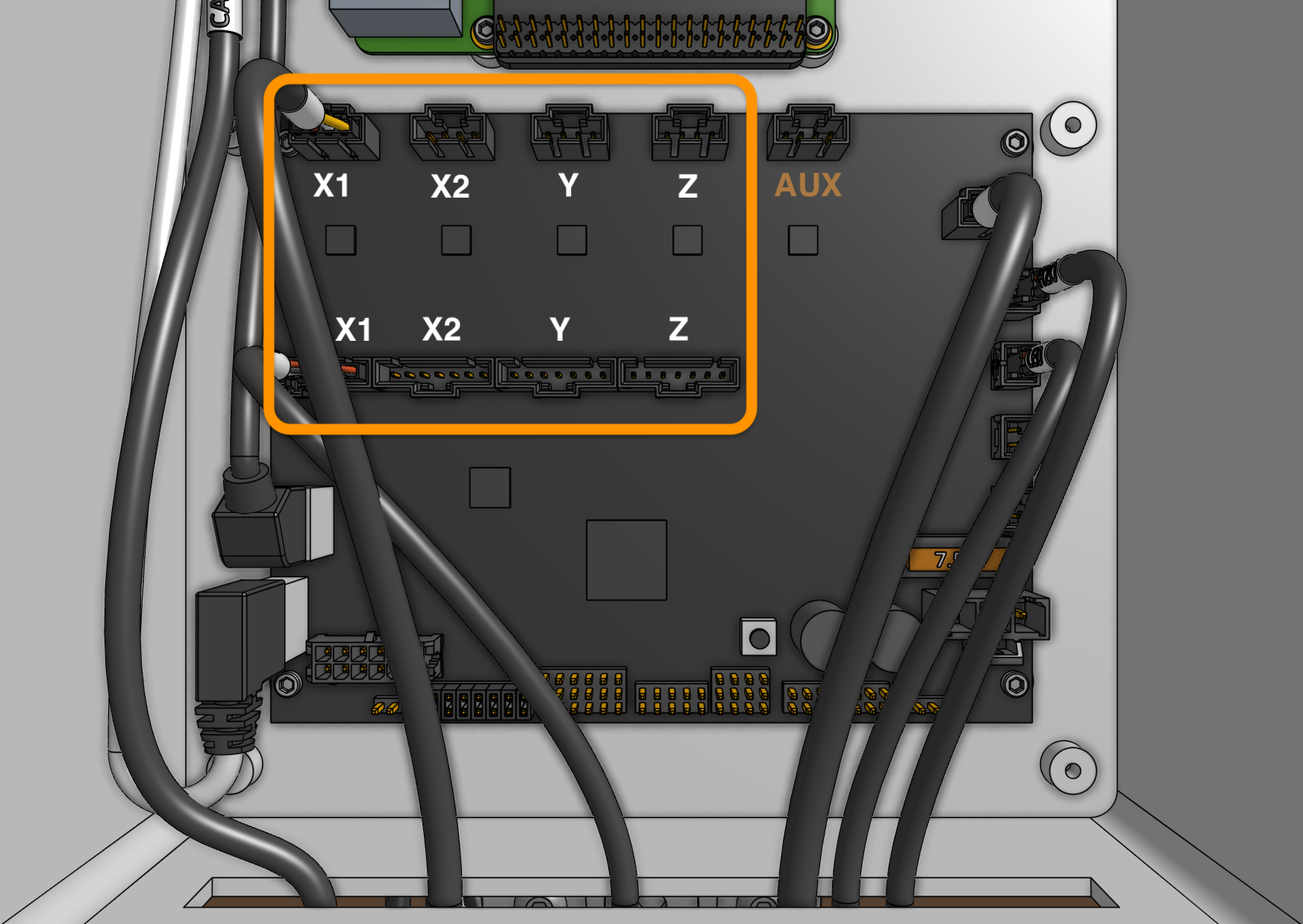 farmduino motor and encoder connectors