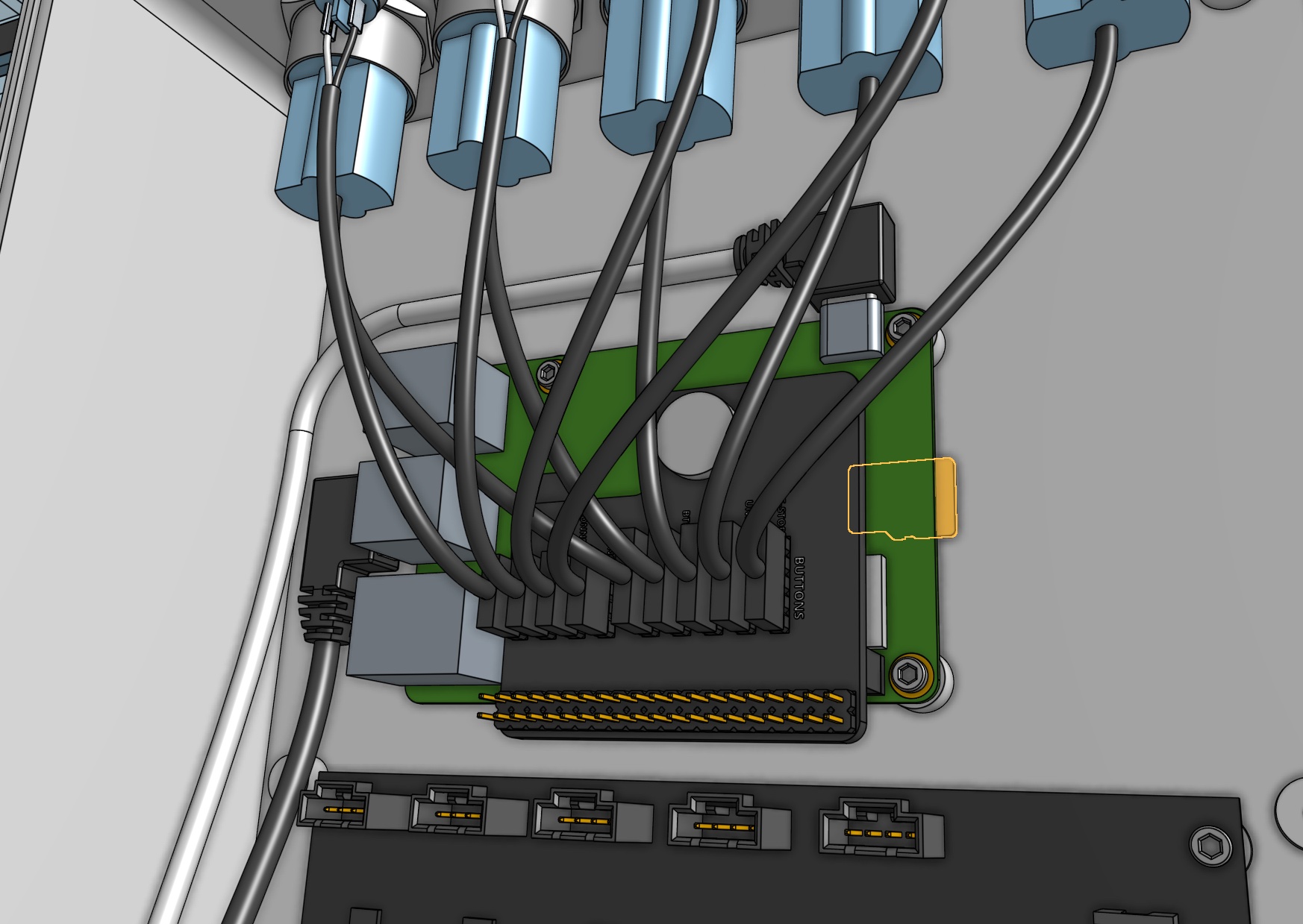 microSD card in raspberry pi