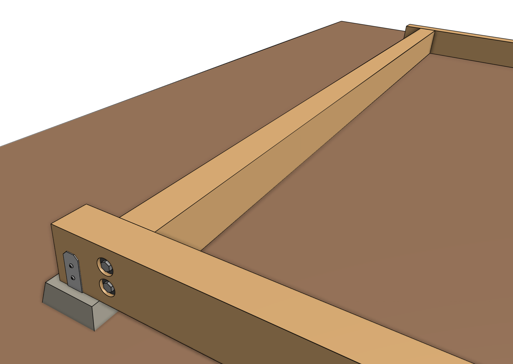 toolbay support for FarmBot Genesis XL