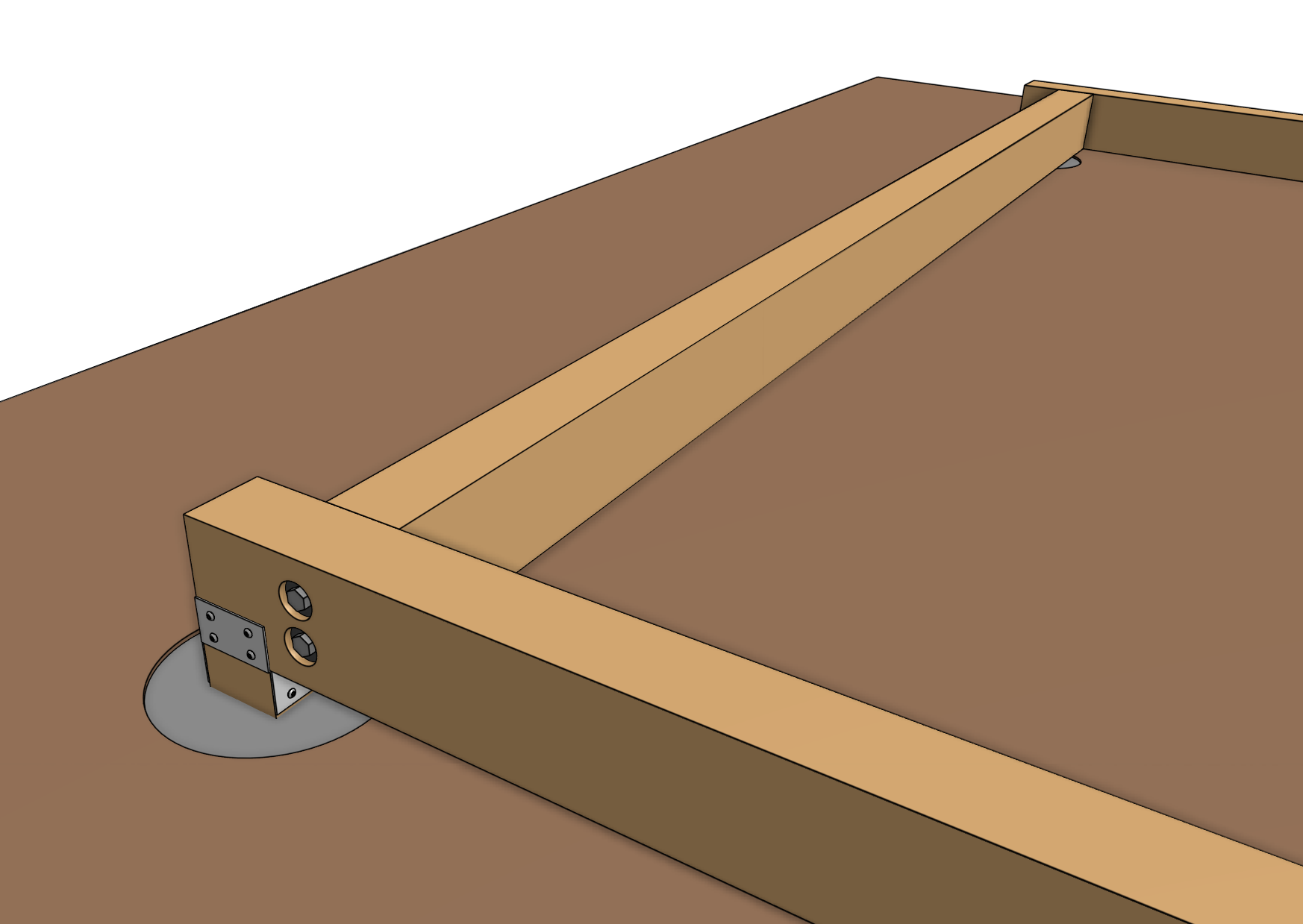 toolbay support for FarmBot Genesis XL