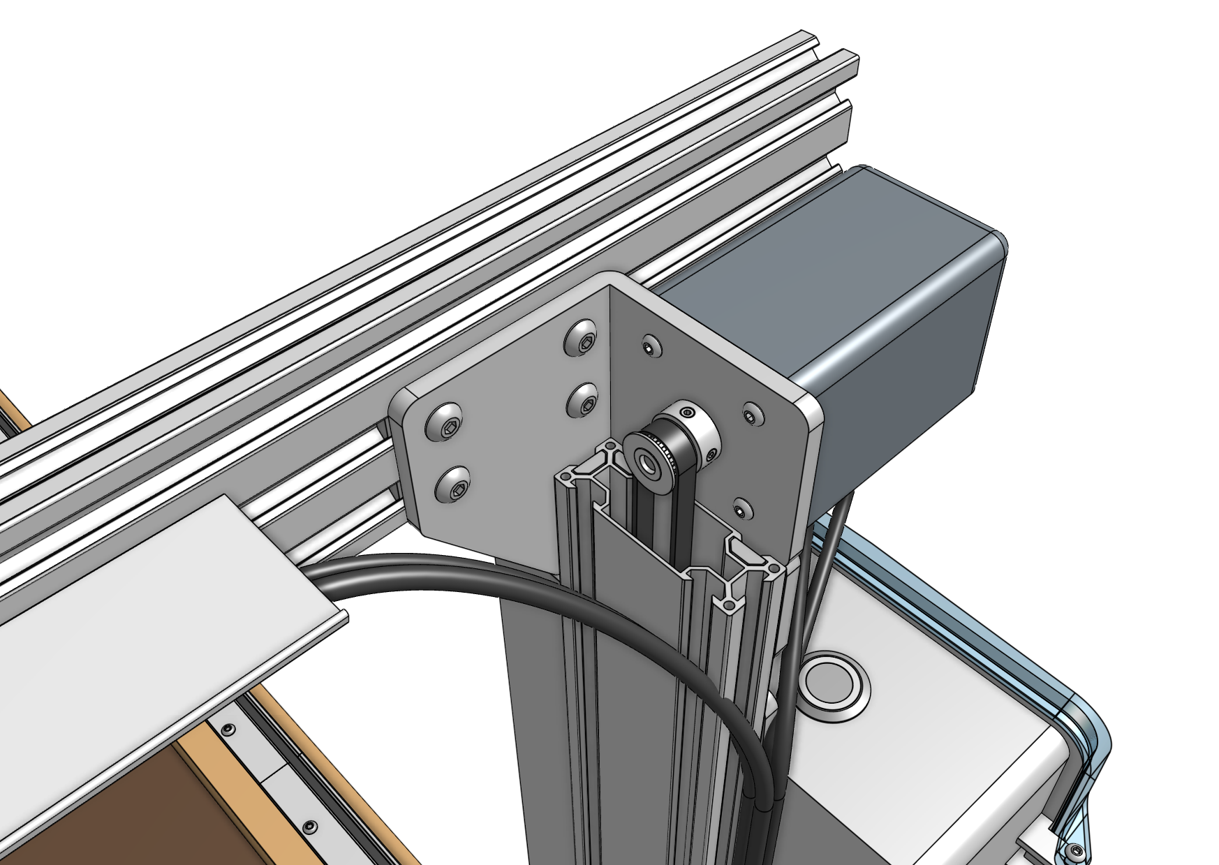 belt around gantry motor pulley belt around gantry motor pulley