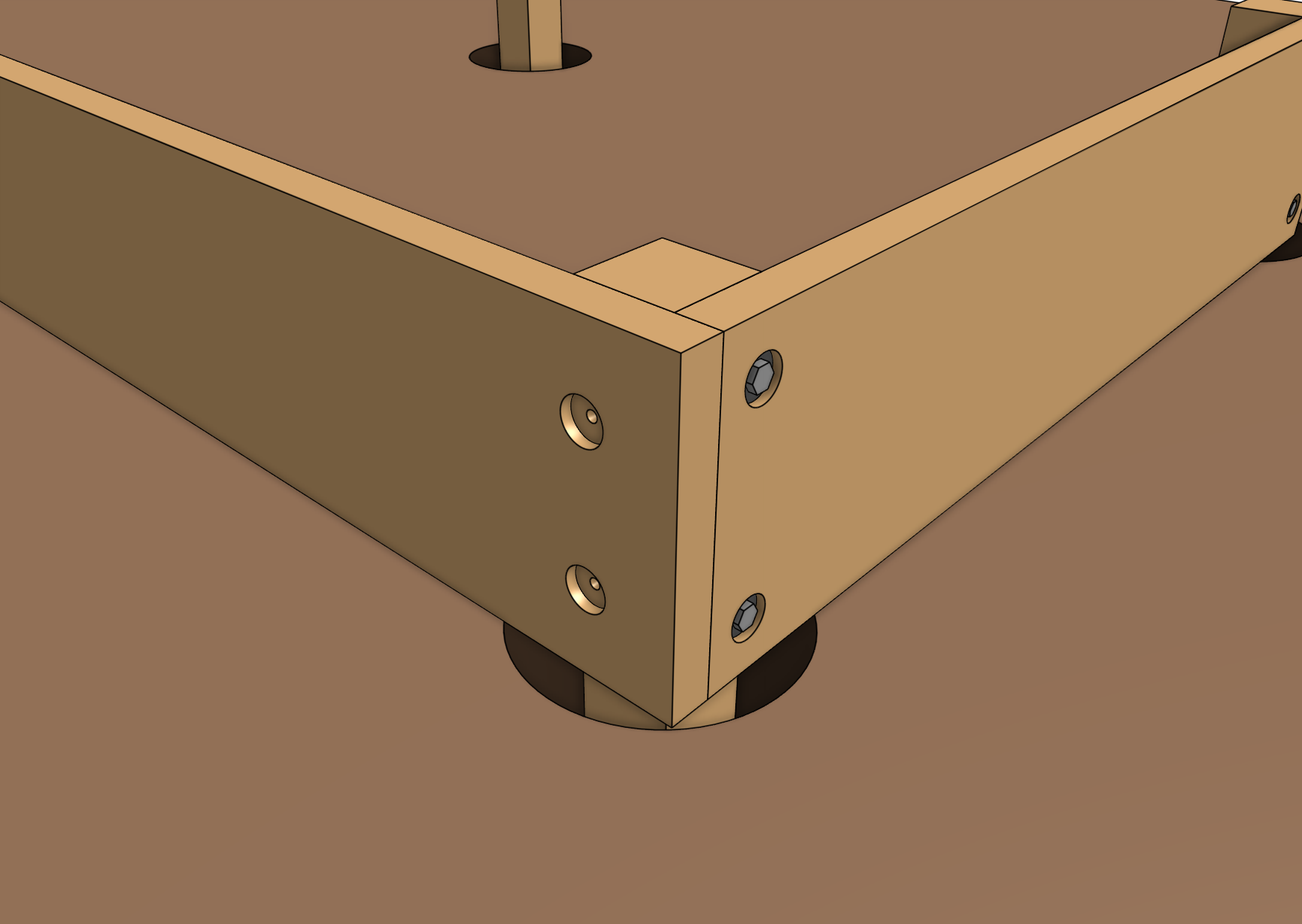 position the long wall flush position the long wall flush
