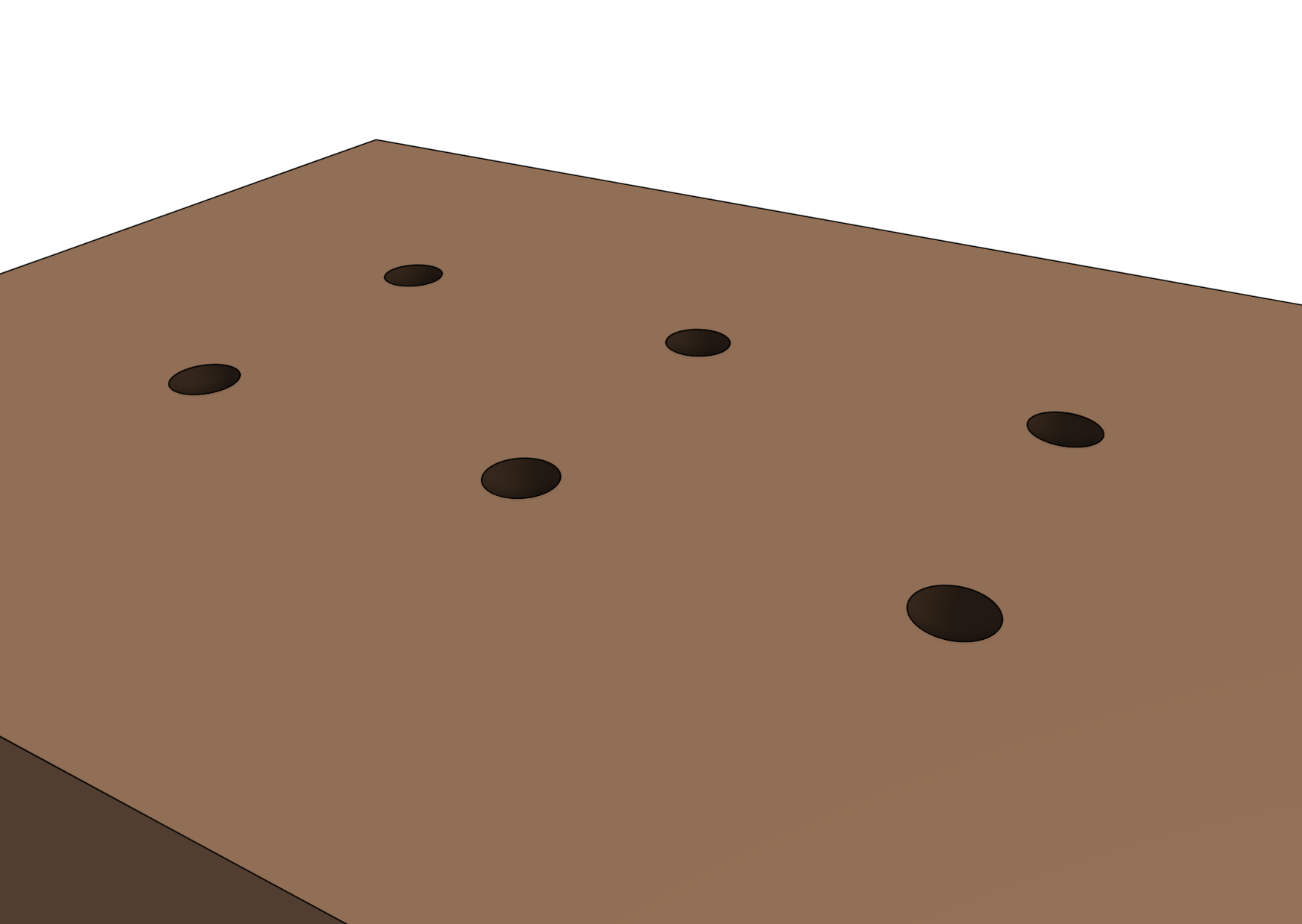post holes for farmbot genesis bed post holes for farmbot genesis bed