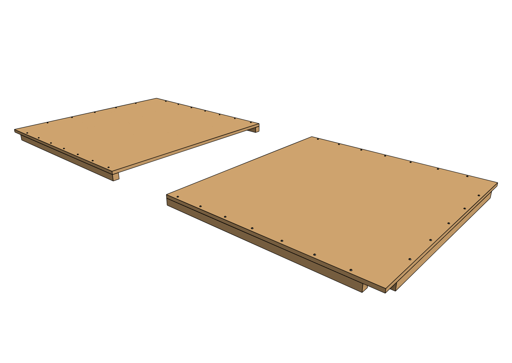 floor panel support screws floor panel support screws