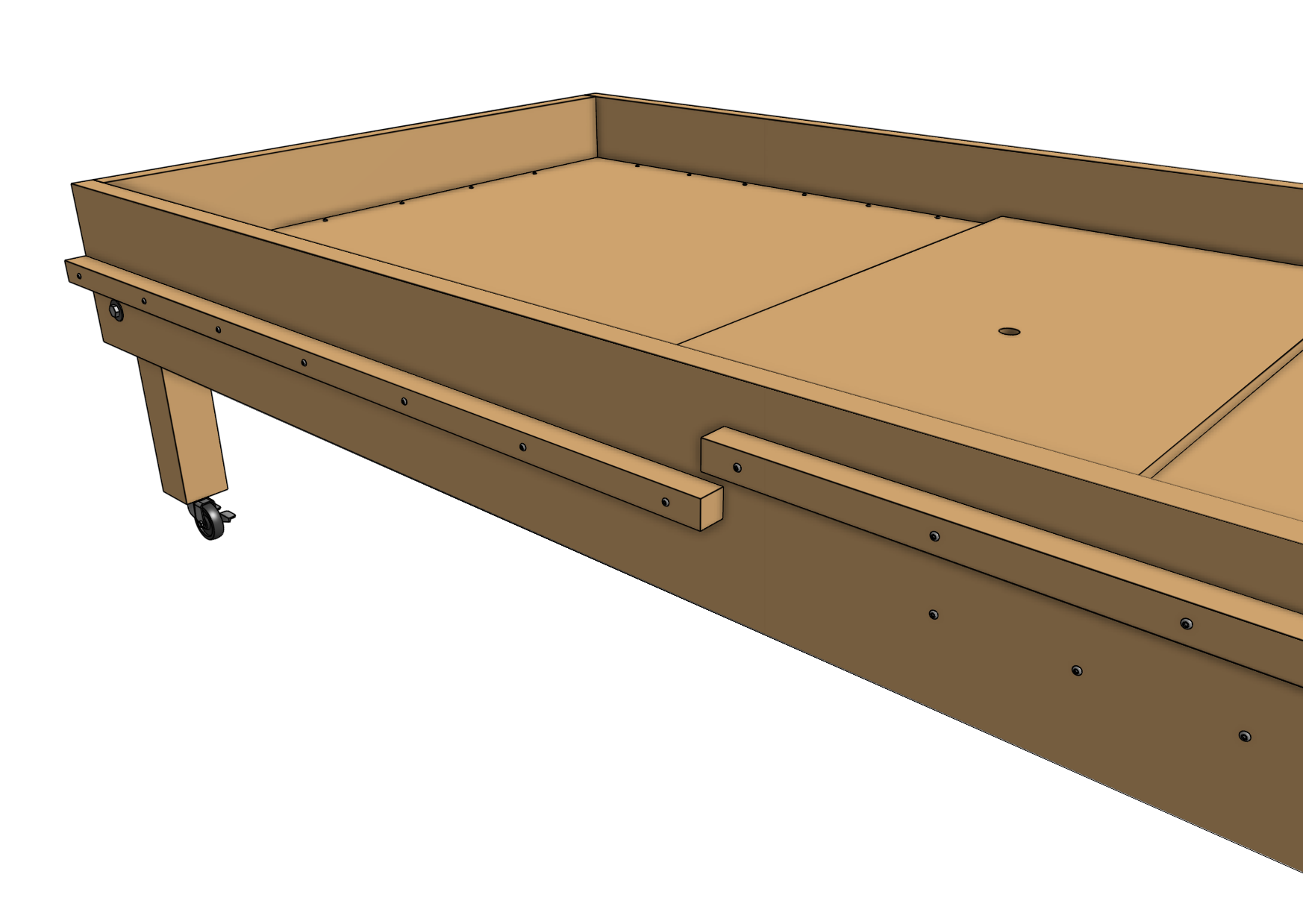 install second cable carrier support install second cable carrier support