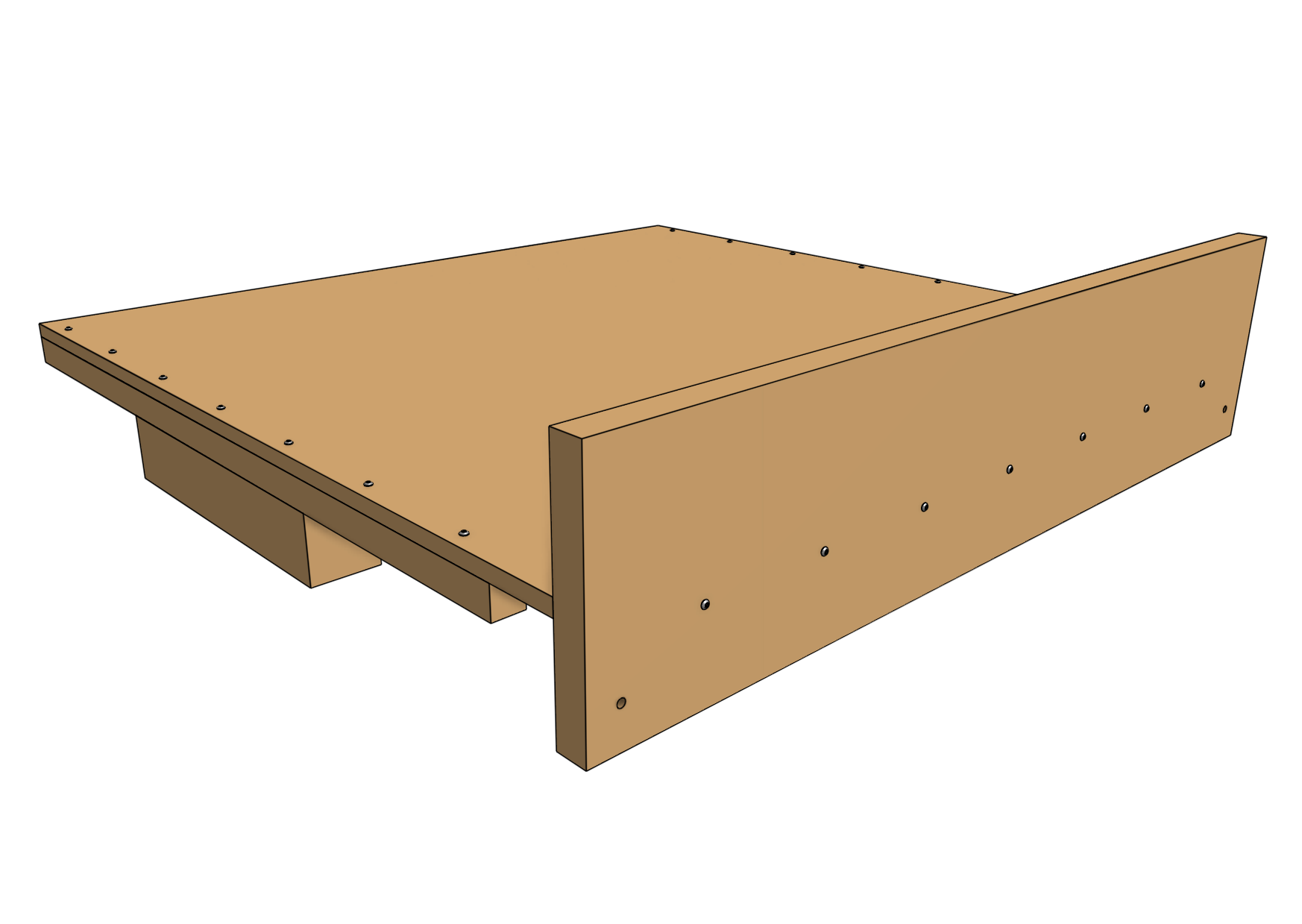 short wall and floor panel short wall and floor panel