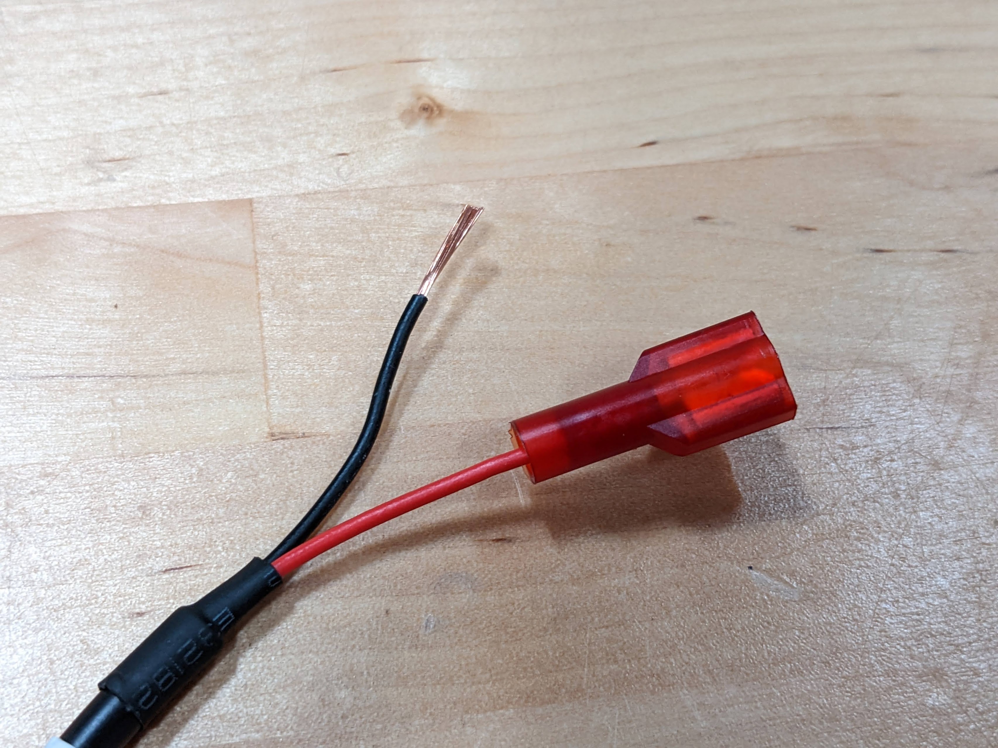 replace the heatshrink replace the heatshrink