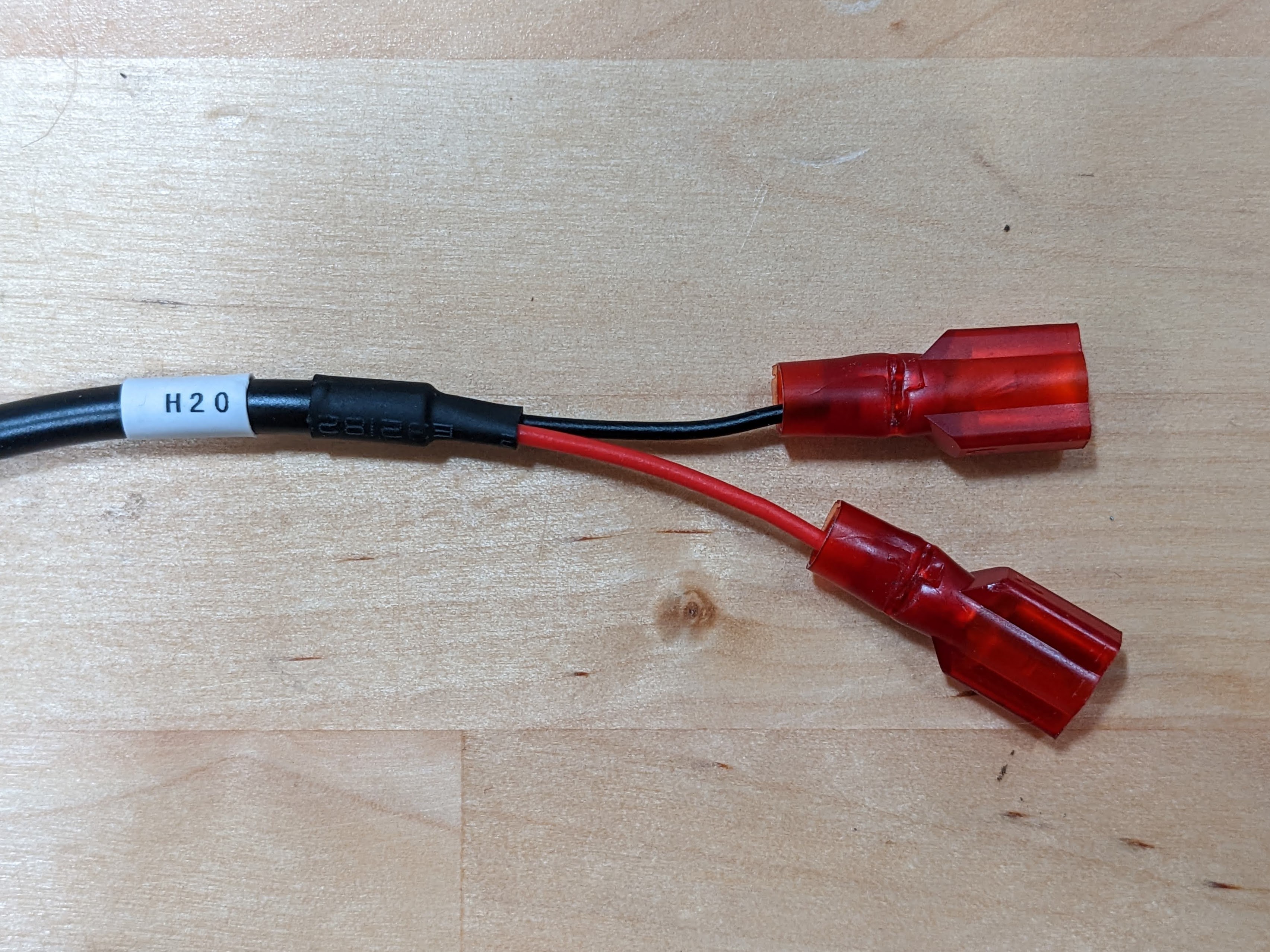 replace the heatshrink replace the heatshrink